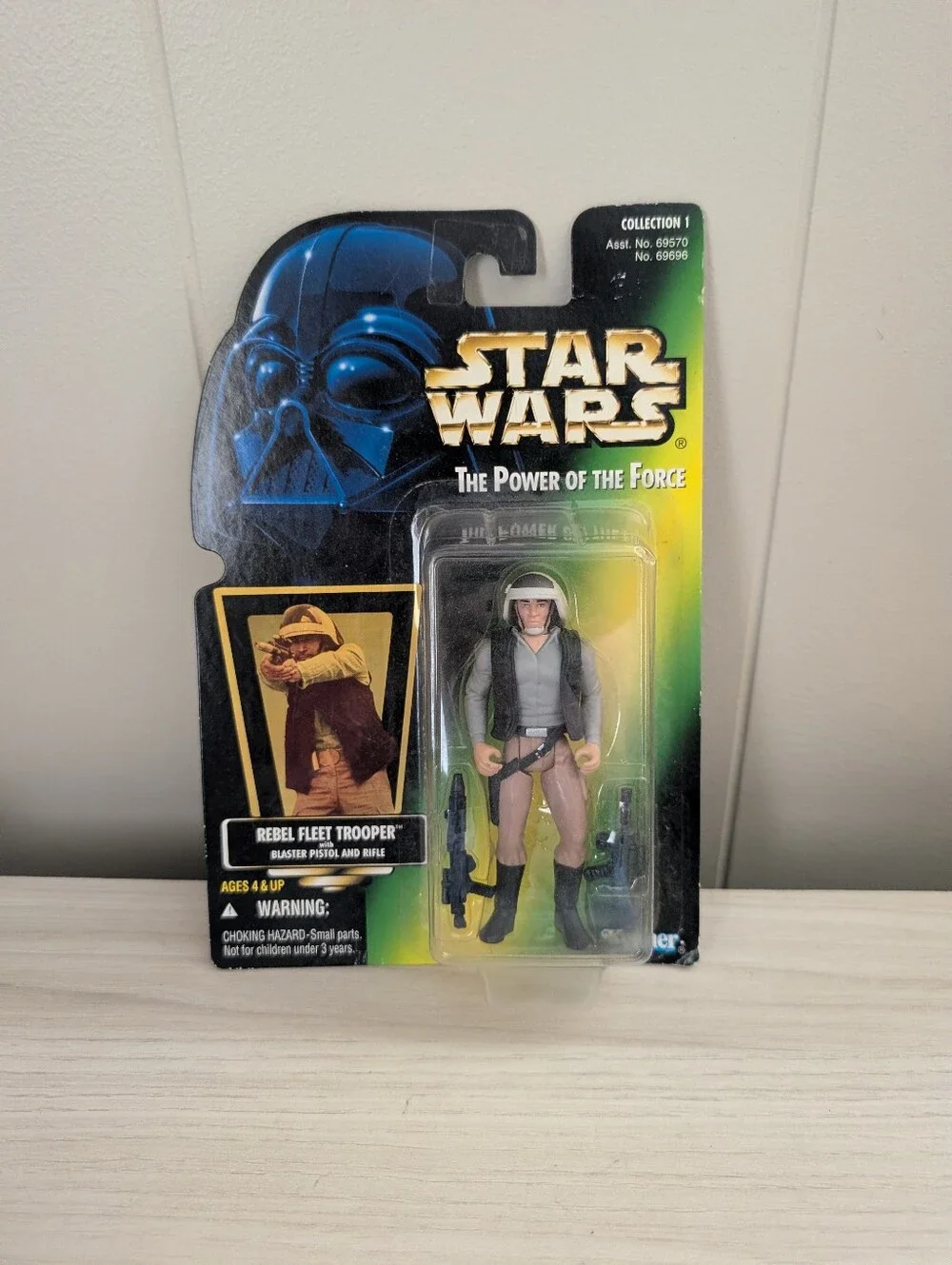 The 1996 Kenner Star Wars: The Power of the Force Rebel Fleet Trooper 3.75